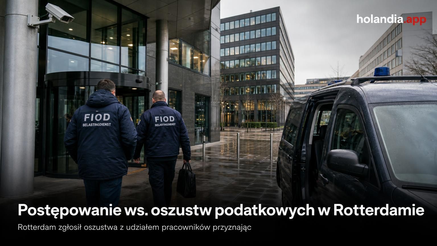 Postępowanie ws. oszustw podatkowych w Rotterdamie