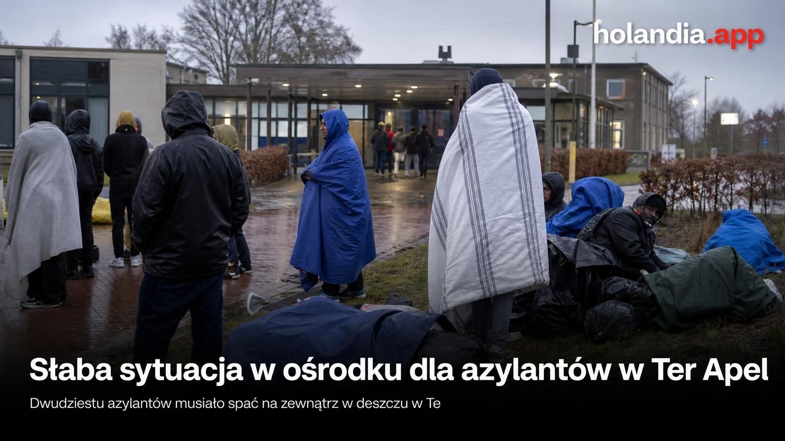 Słaba sytuacja w ośrodku dla azylantów w Ter Apel