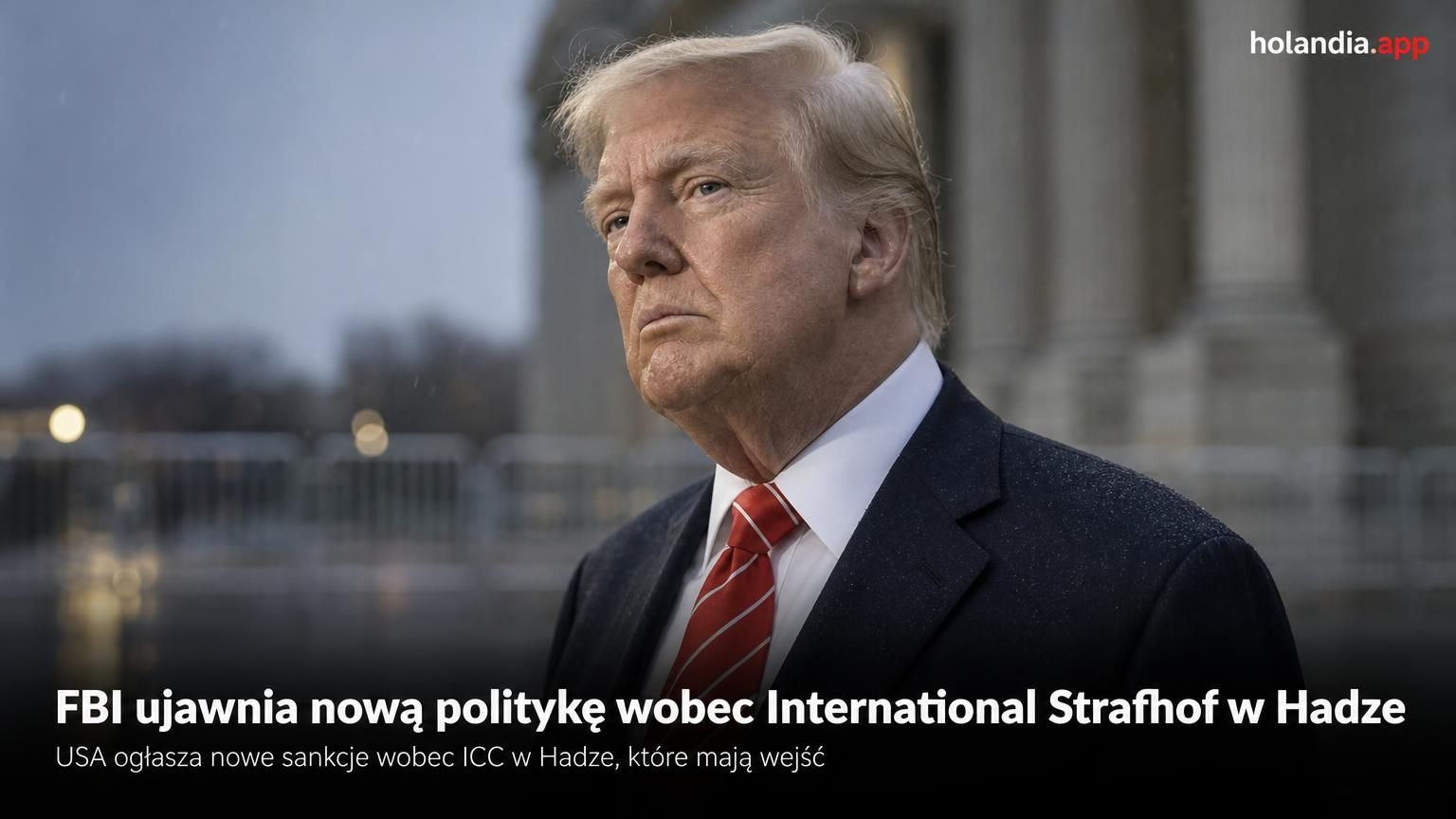 FBI ujawnia nową politykę wobec Interna­tional Strafhof w Hadze
