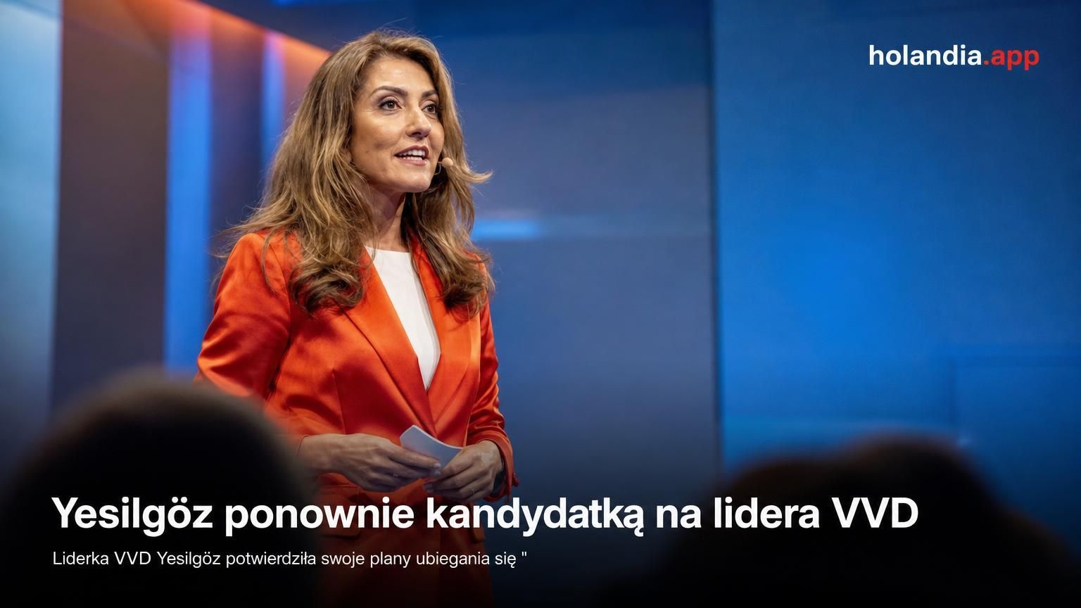 Yesilgöz ponownie kandydatką na lidera VVD