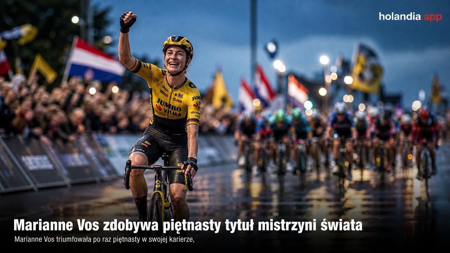 Marianne Vos zdobywa piętnasty tytuł mistrzyni świata