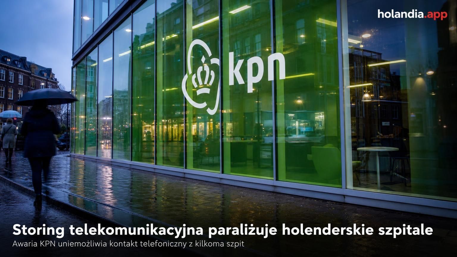 Storing telekomunikacyjna paraliżuje holenderskie szpitale