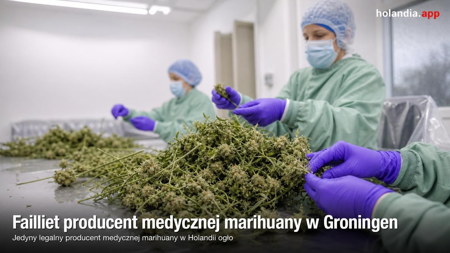 Failliet producent medycznej marihuany w Groningen
