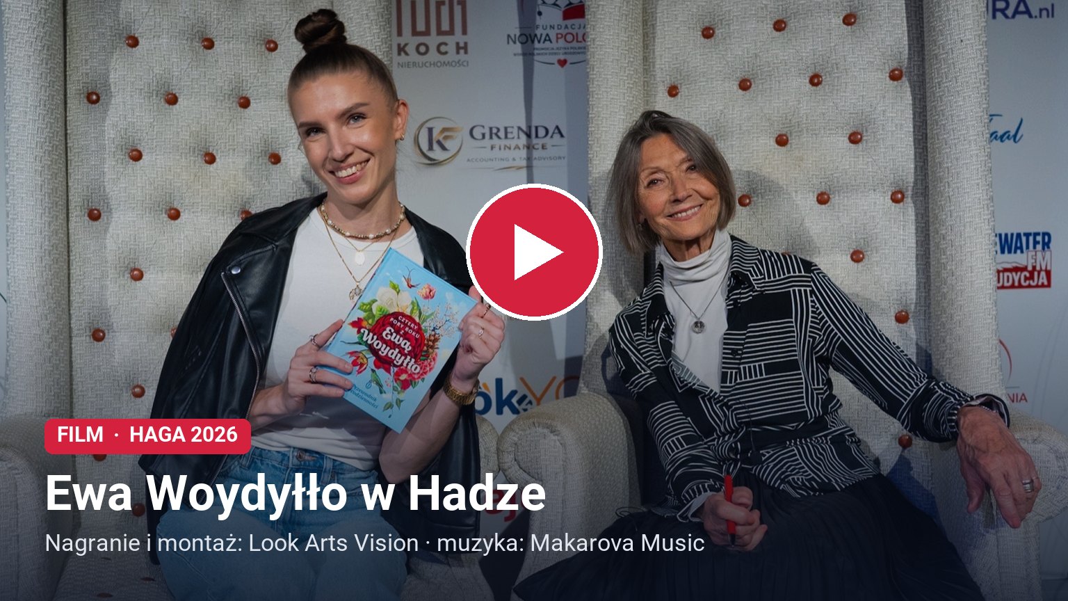 Ewa Woydyłło w Hadze na filmie. Zobacz, jak wyglądała niedziela, na którą zabrakło biletów
